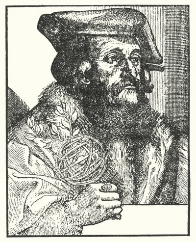 “Syphilis sive Morbus Gallicus” şiirini yazan Girolamo Fracastoro (gravür) by European School