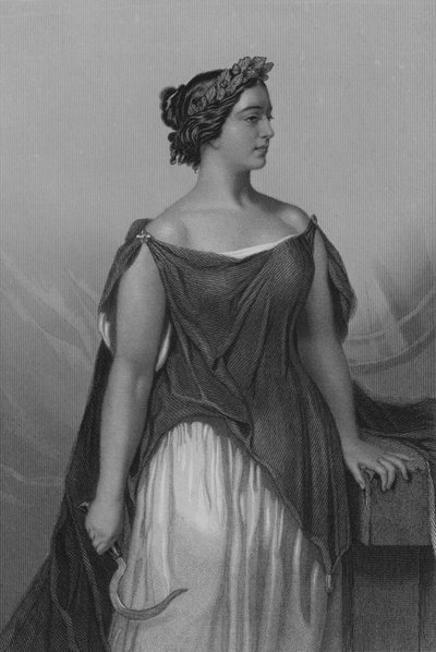 Giulia Grisi, La Norma (gravür) by European School