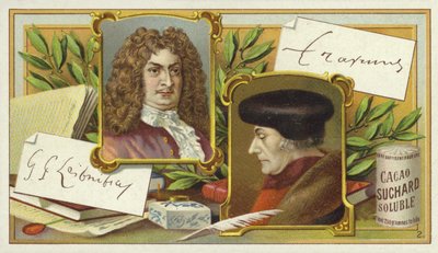 Gottfried Wilhelm Leibniz ve Desiderius Erasmus by European School