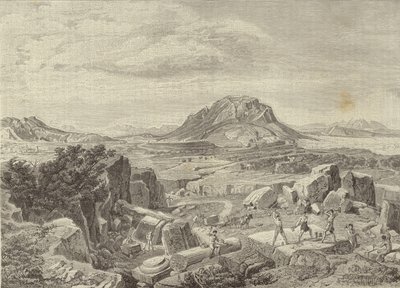 Yunanistan ve Roma - Yunanistan: Korint, bir taş ocağından görülüyor by European School