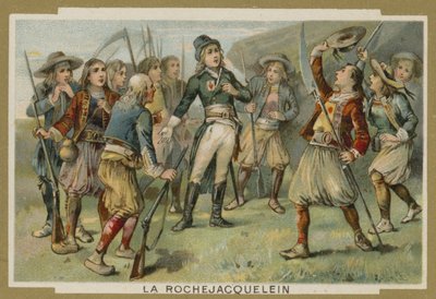 Henri de la Rochejacquelein askerlerine sesleniyor, Vendee İsyanı, Fransız Devrimi by European School