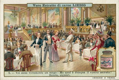 Yeni bir şefin işe alınmasının ardından bir restoranın talihinde görülen iyileşme (kromolito) by European School