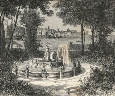 Jardins Doria (gravür) by European School