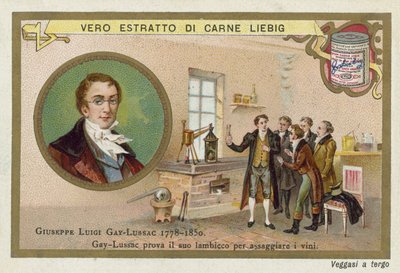 Joseph Louis Gay-Lussac, Fransız kimyager ve fizikçi. by European School