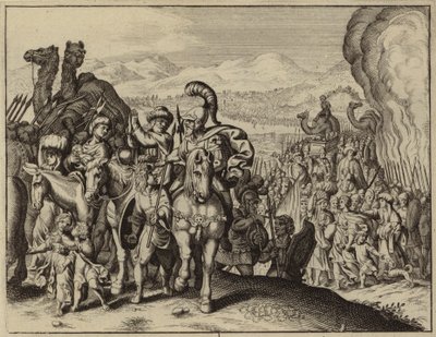 Joshua ve İsrailliler Ürdün Nehri