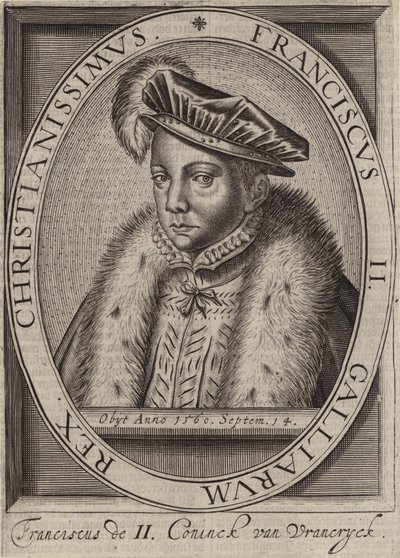 Fransa Kralı II. Francis (gravür) by European School