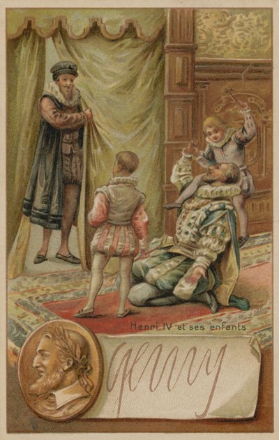 Fransa Kralı IV. Henry çocuklarıyla birlikte by European School