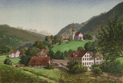 Luzern Gölü: Burglen (renkli taş) by European School