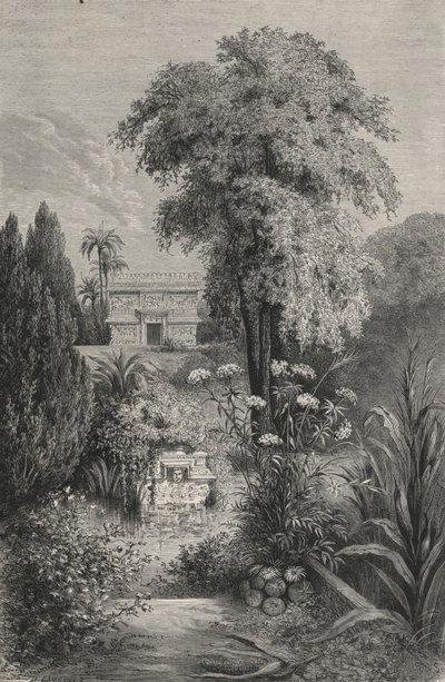 Quetzalcoatl Cenneti (gravür) by European School