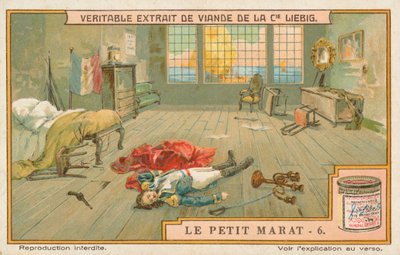 Le Petit Marat, Liebig kartı, 20. yüzyıl başı (kromo) by European School