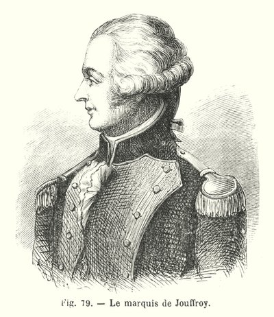 Marquis de Jouffroy (gravür) by European School