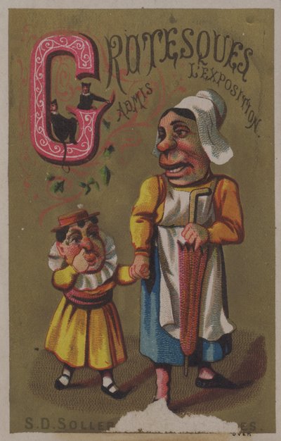 G harfi, Grotesques Admis L "Exposition by European School