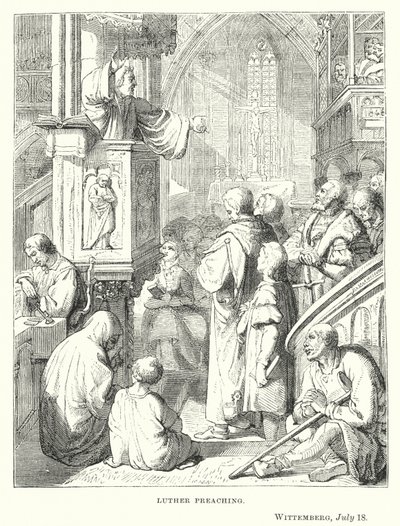 Luther vaaz, Wittemberg, 18 Temmuz by European School