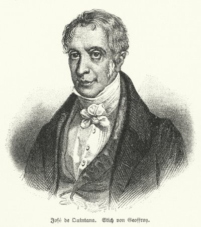 Manuel Jose Quintana, İspanyol şair (lito) by European School