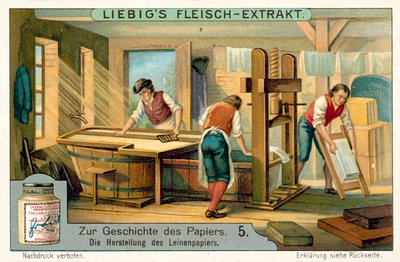 Keten kağıt imalatı (chromolitho) by European School