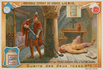 Kral Henry VI Cinayeti (kromolitho) by European School