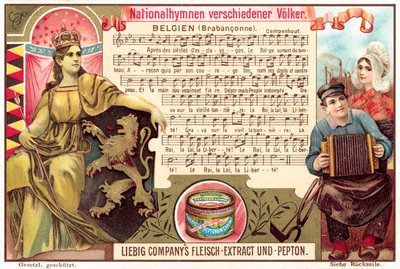 Belçika milli marşı (chromolitho) by European School