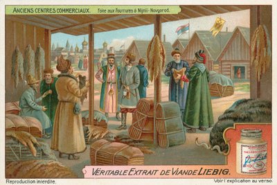 Nijniy Novgorod, Rusya, Liebig kartı, 20. yüzyıl başı (kromo) by European School