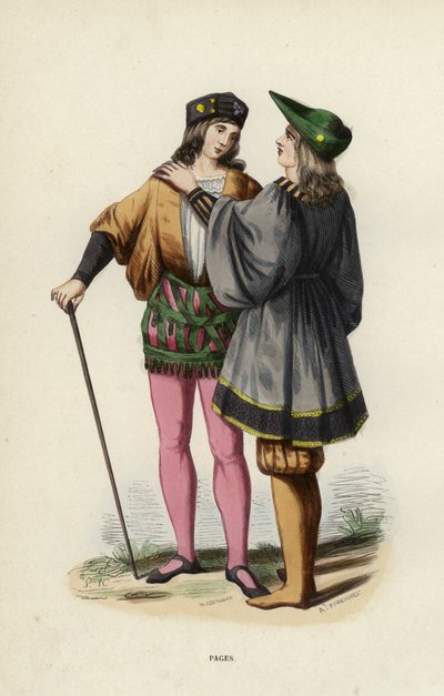 Sayfalar (renkli gravür) by European School