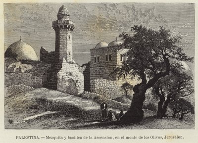 Filistin, Cami ve Yükseliş Bazilikası, Zeytin Dağı