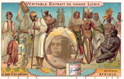 Afrika Halkları (chromolitho) by European School