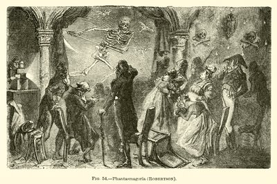 Phantasmagoria, Robertson (gravür) by European School