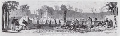 Paris Komünü altında Jardin du Luxembourg