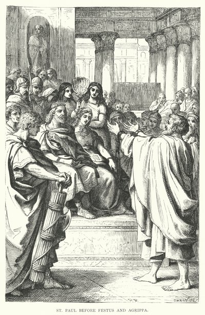 Aziz Paul, Festus ve Agrippa