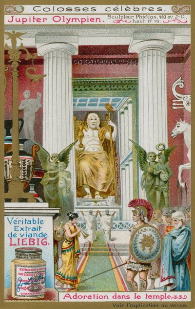 Phidias tarafından Jüpiter Heykeli by European School