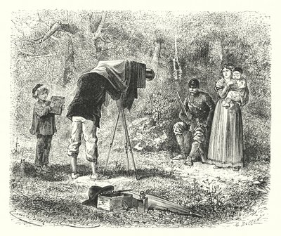 Fotoğraf çekmek (gravür) by European School