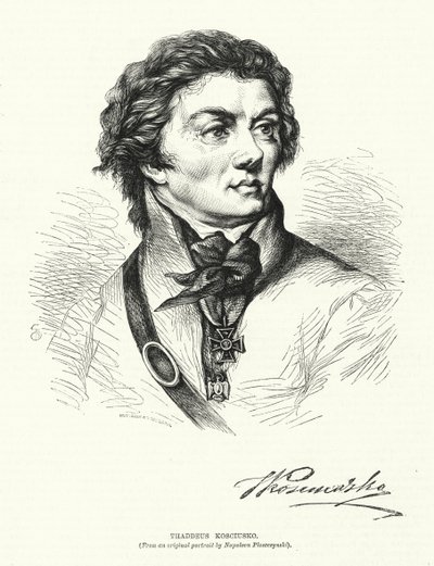 Thaddeus Kosciusko (gravür) by European School