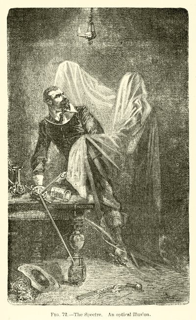 Spectre, optik bir illüzyon (gravür) by European School