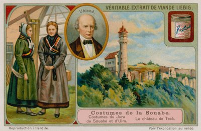 Jura ve Ulm, Ludwig Uhland ve Castle Teck