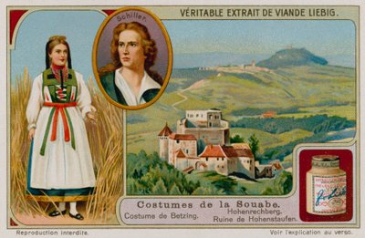 Betzing, Friedrich Schiller ve Hohenstaufen Kalesi