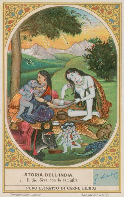 Tanrı Shiva ve ailesi by European School