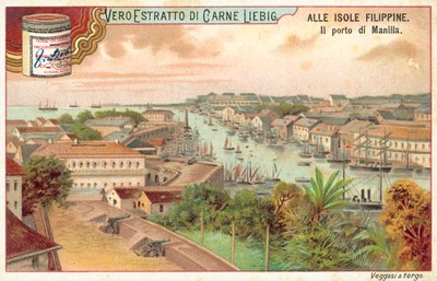 Manila limanı (chromolitho) by European School