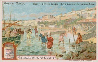 Tangiers Limanında Malların Boşaltılması by European School
