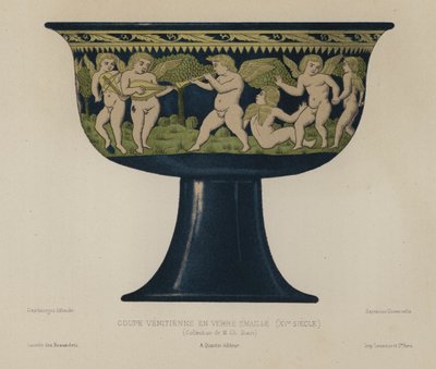 Venedik emaye cam bardak by European School