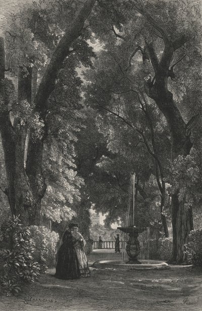 Villa Conti-Torlonia (gravür) by European School