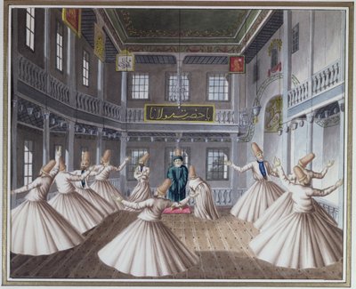 Semazenler (kağıt üzerinde wc) by European School