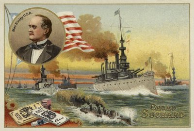 William McKinley, Amerika Birleşik Devletleri Başkanı, İspanya-Amerika Savaşı, 1898 by European School