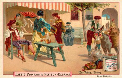 Şarap: Sherry (chromolitho) by European School