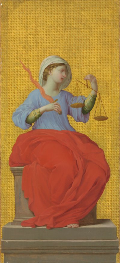 Fransızca:  La Justice Adalet by Eustache Le Sueur