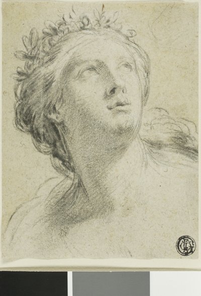 Bir Kadının Başı by Eustache Le Sueur