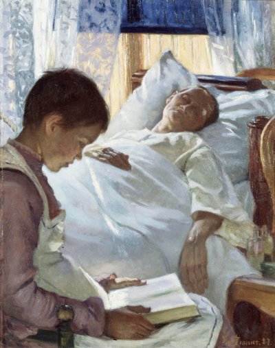 Mavi Yansıma, 1887 by Eva Bonnier