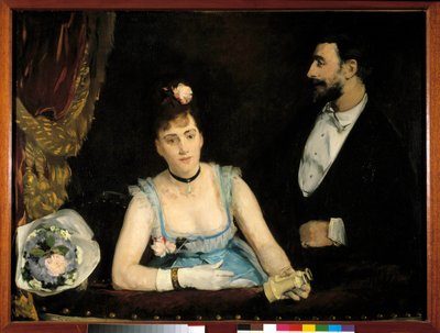 Bir İtalyan Locası. Eva Gonzales