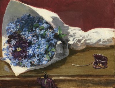 Blumenstrauß (çiçek buketi). 1874 by Eva Gonzalès