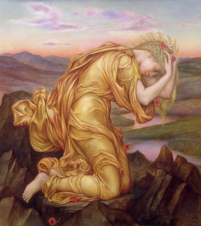 Demeter Persephone için Yas, 1906 by Evelyn De Morgan