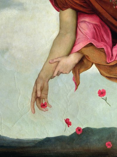 Gece ve Uyku, 1878, tuval üzerine yağlı boya, 27984 detayı by Evelyn De Morgan
