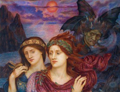 Raphael öncesi resimler: Vizyon by Evelyn De Morgan